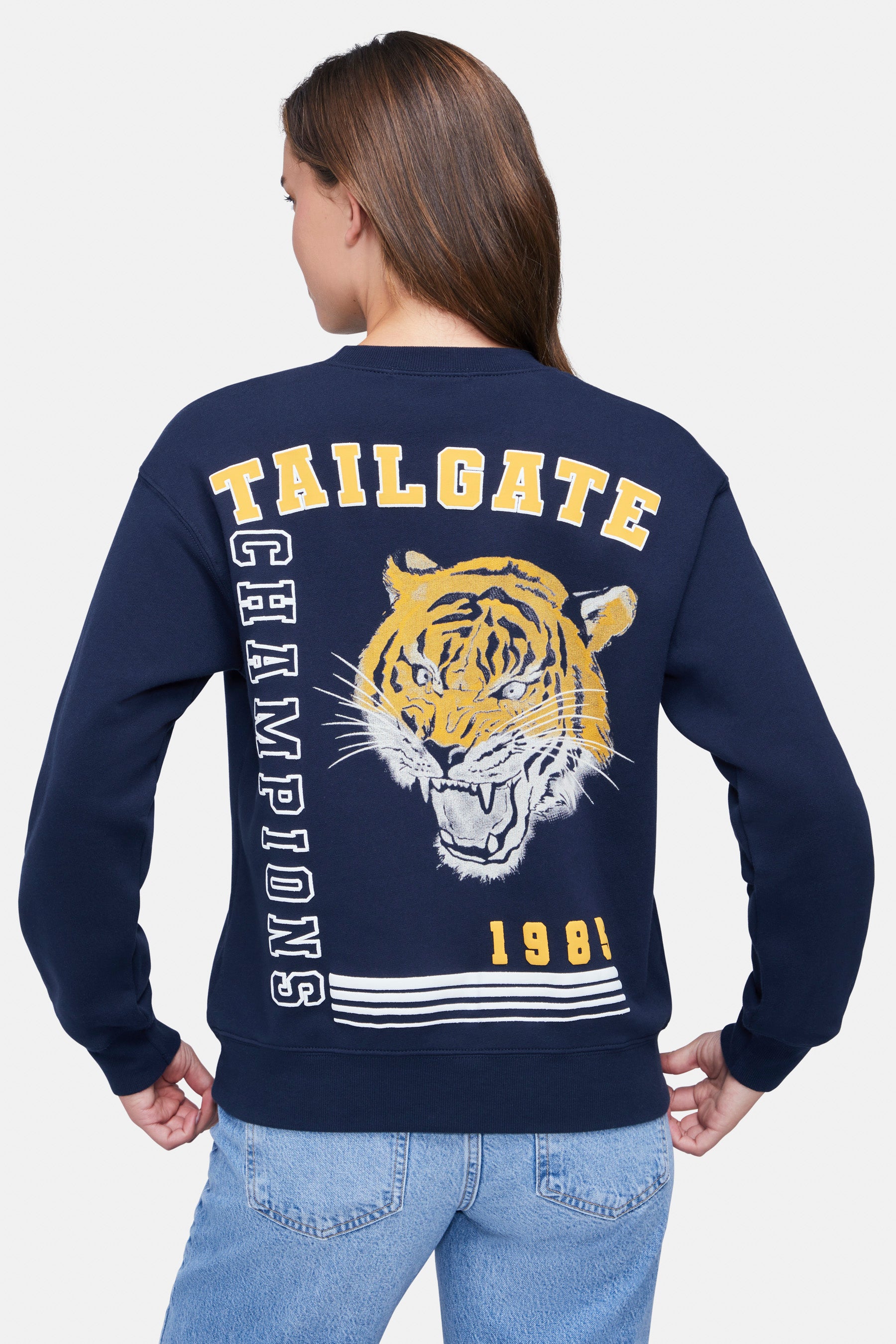 Bengals Retro Tiger Pullover Sweatshirt 