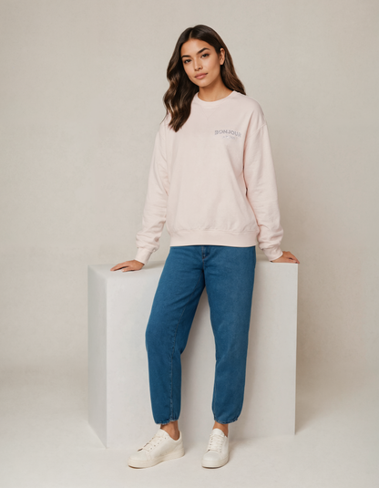 Bonjour Cody Sweatshirt | Mauve Chalk