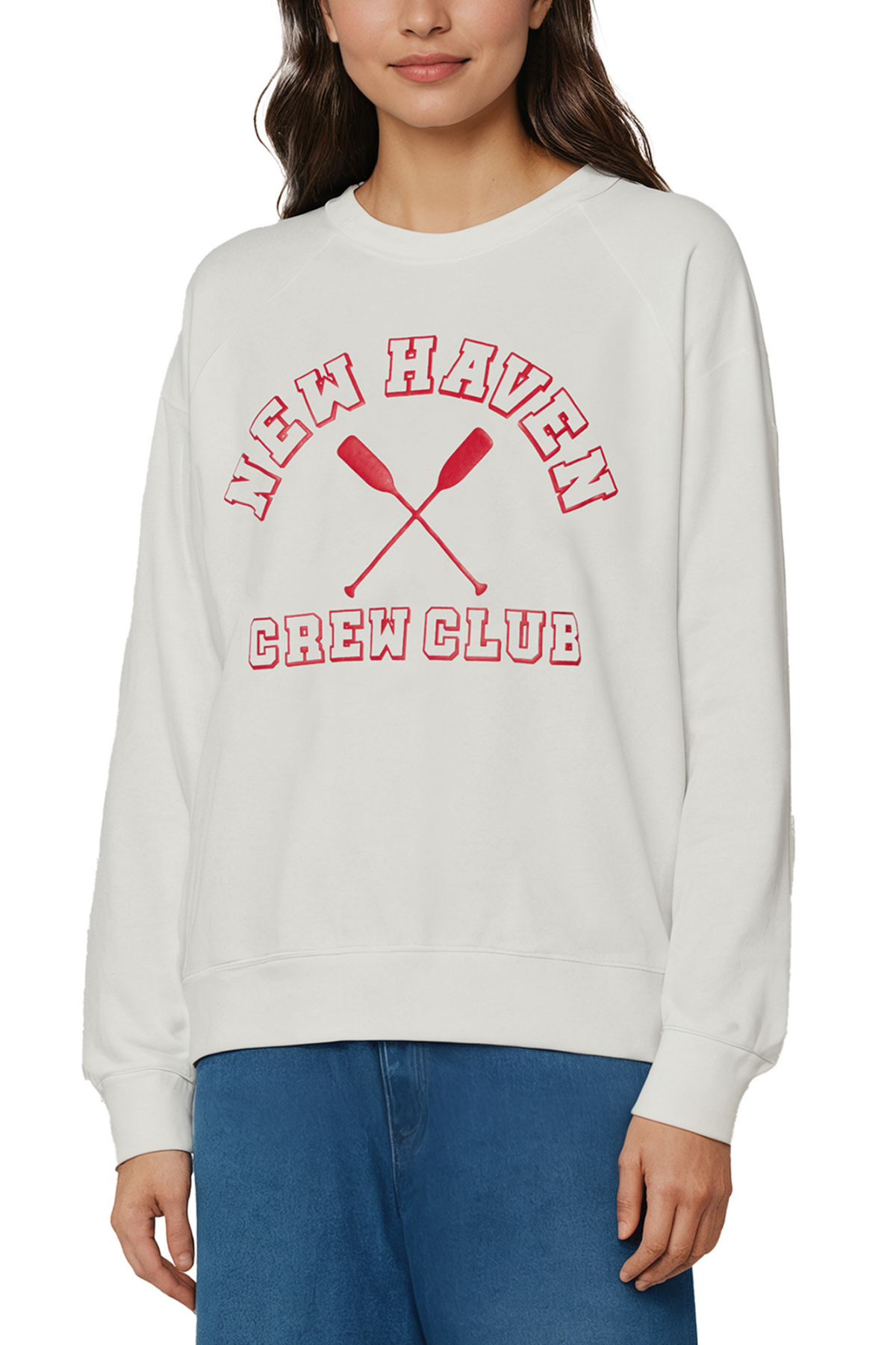 Crew Club Keely Raglan Sweatshirt | Snow White