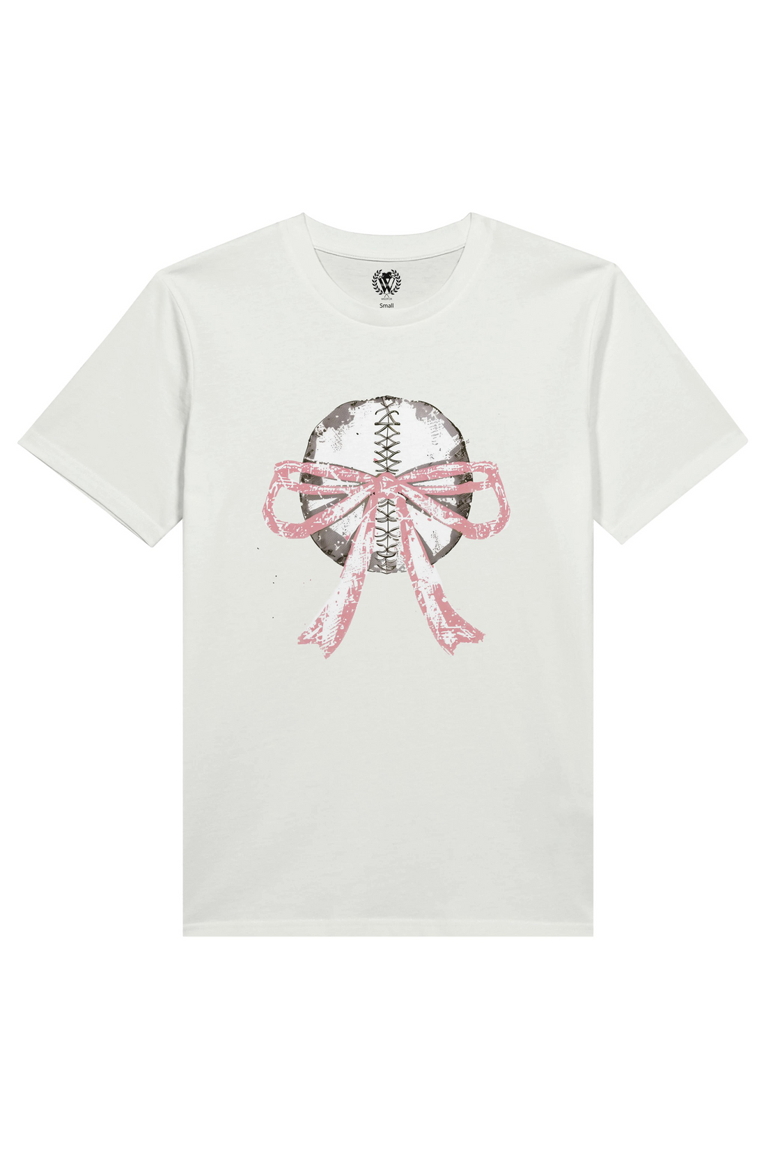 Baseball Bow | Organic White