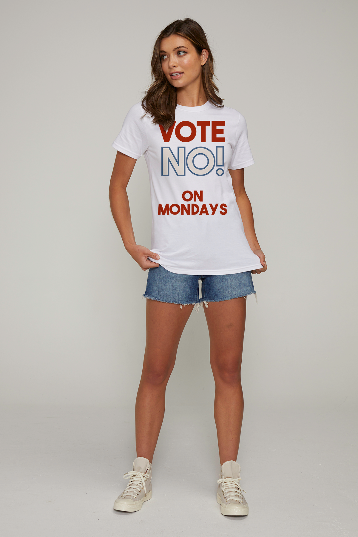 Vote No Mondays | Organic White