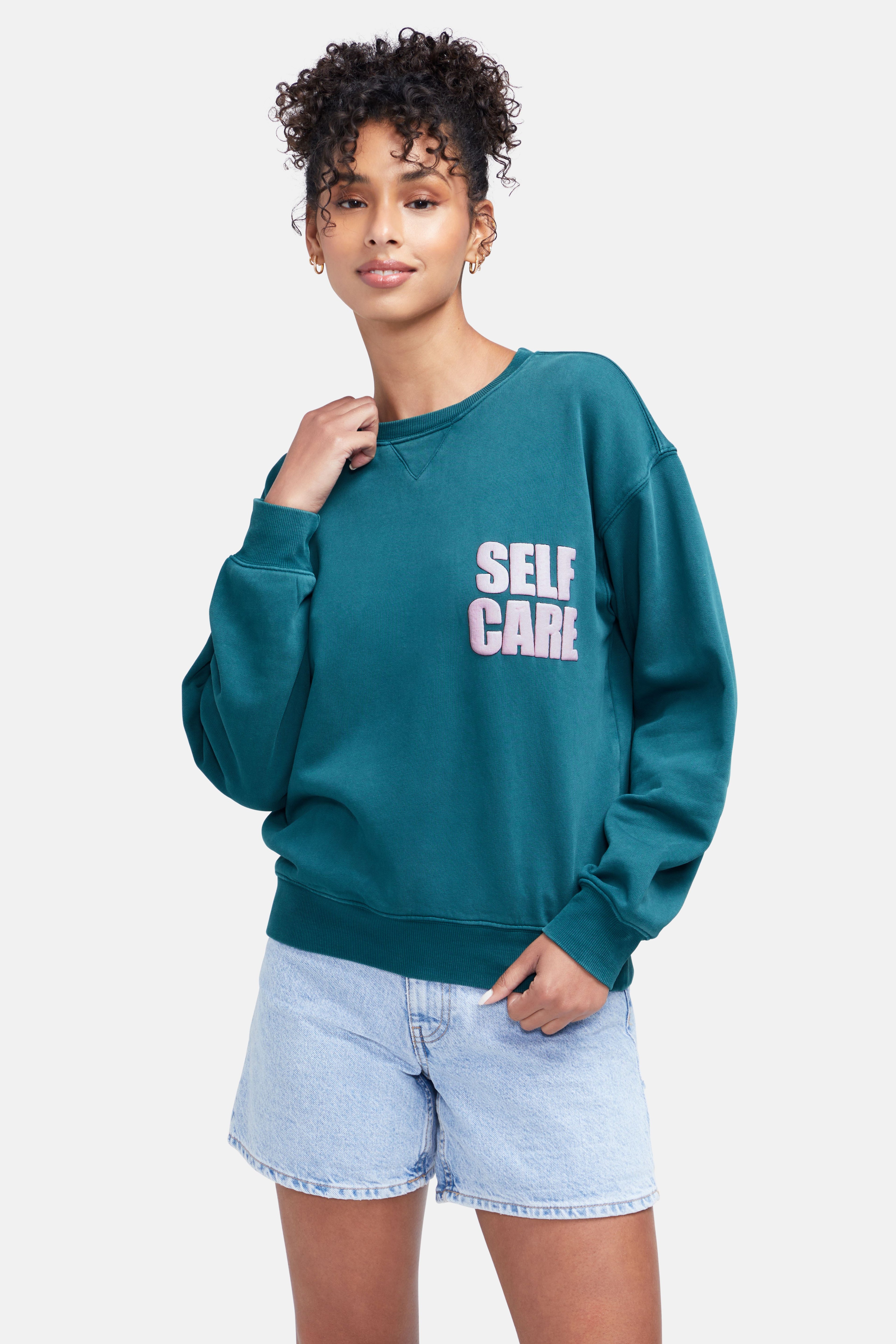 Self Care Cody Sweatshirt  Balsam – Wildfox Couture