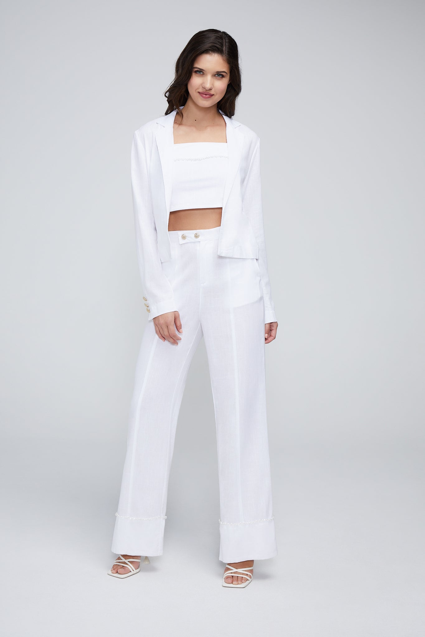 Odessa Trouser | Bright White – Wildfox Couture