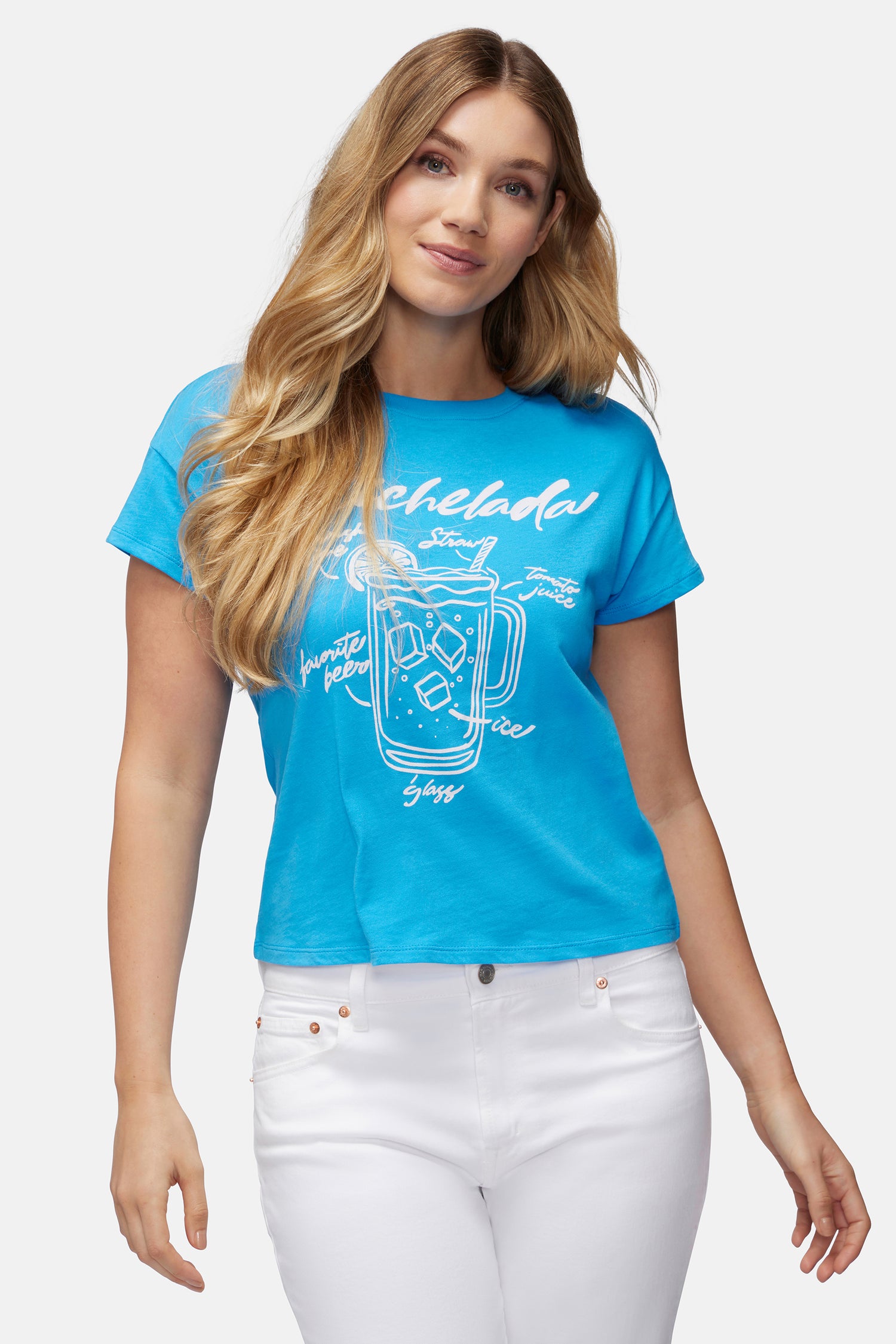 Michelada Chrissy Tee | Malibu Blue