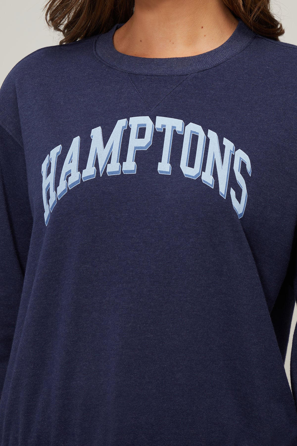 Hamptons Cody Sweatshirt | Heather Peacoat