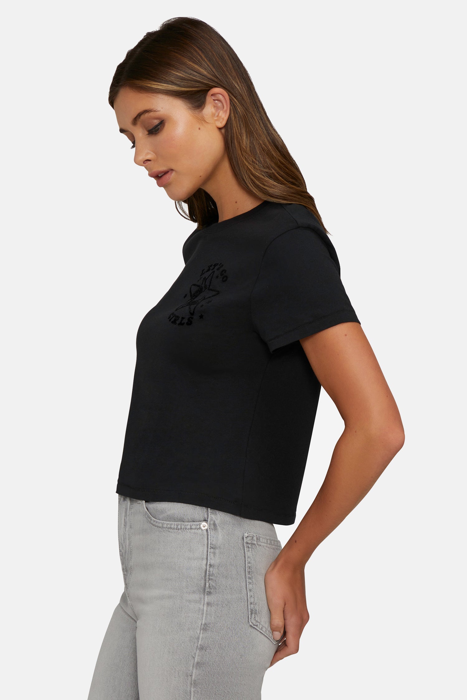 Lets Go Girls Jamie Tee | Black Beauty