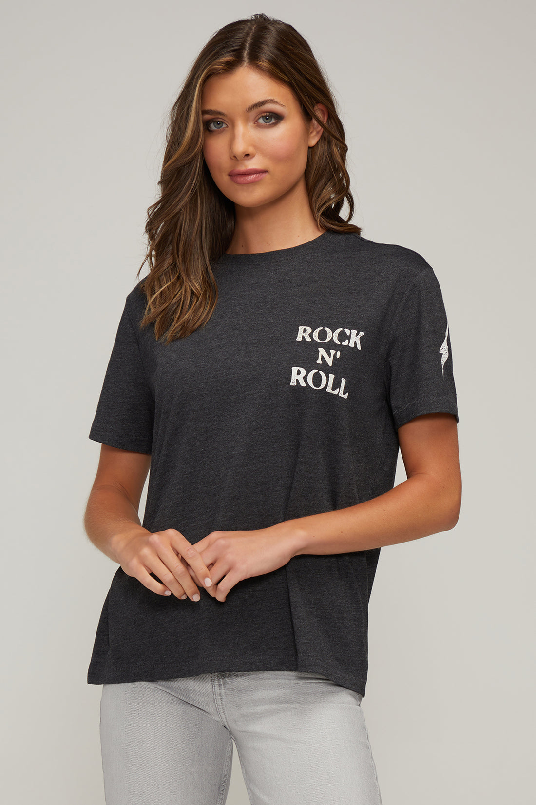 Rock N Roll Ryan Tee | Heather Black Beauty