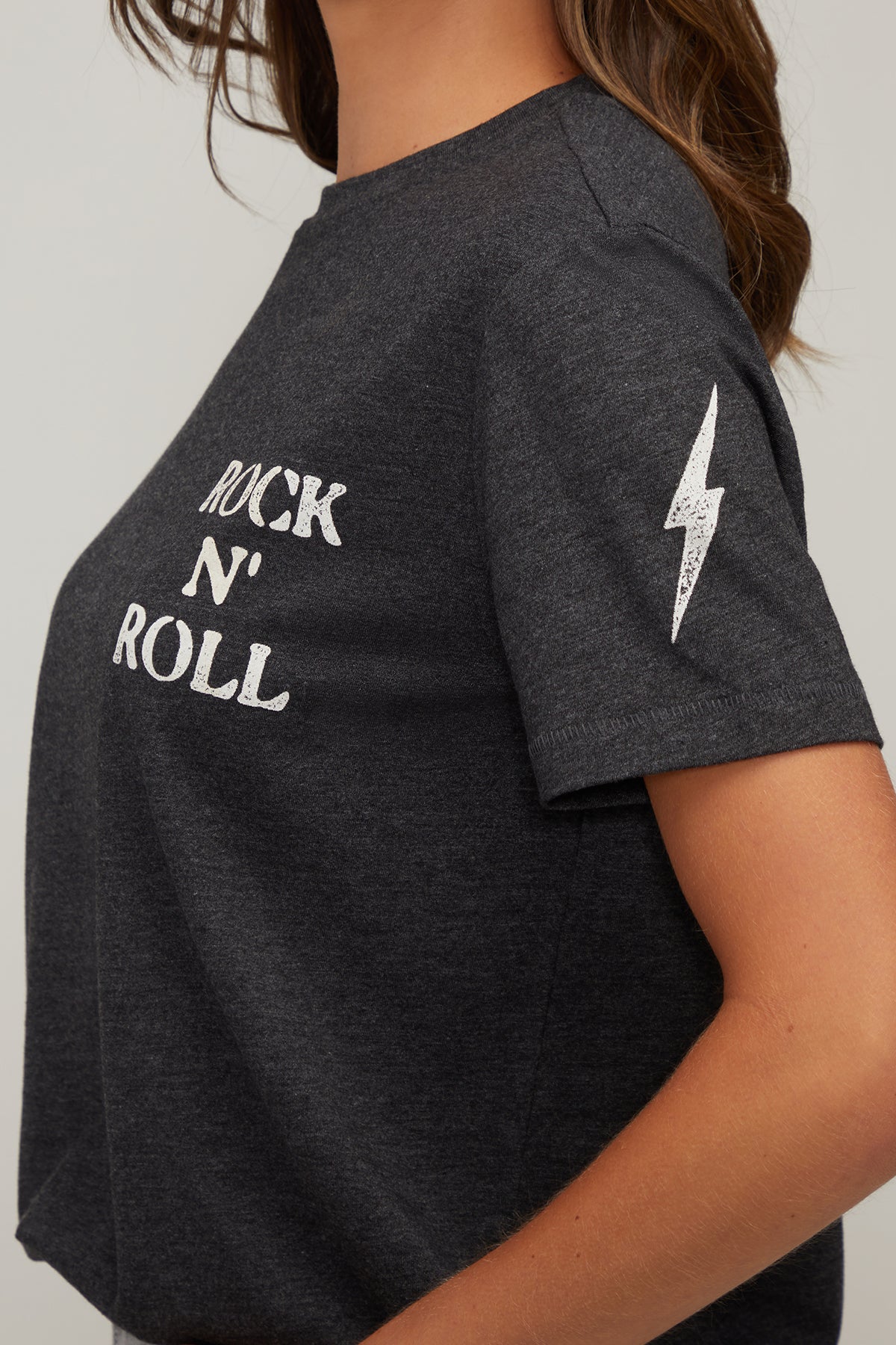 Rock N Roll Ryan Tee | Heather Black Beauty