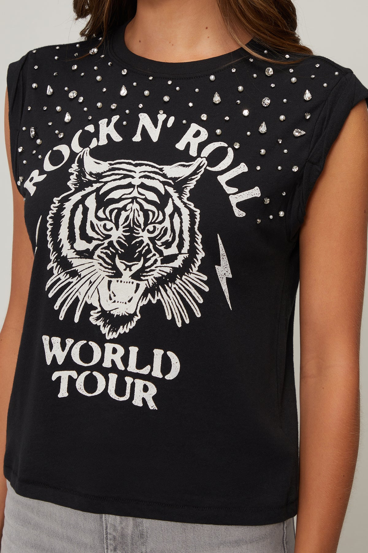 Rock N Roll Anabelle Tank | Black Beauty