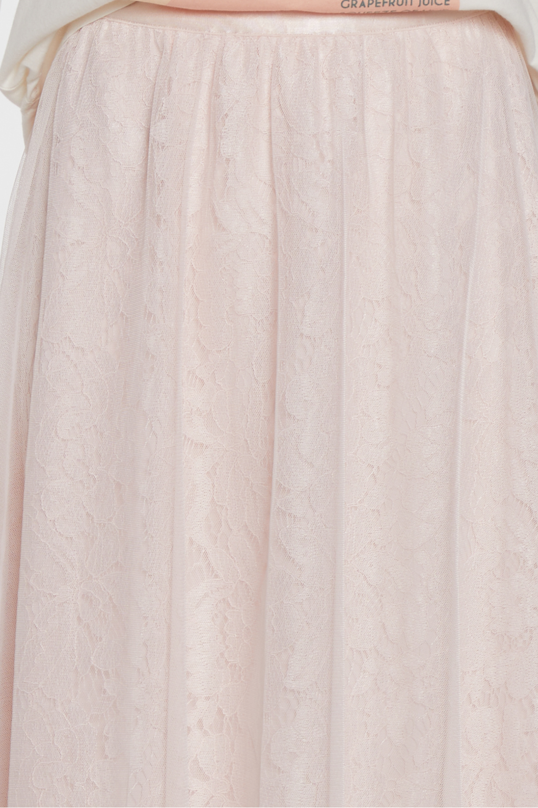 Pleated Tulle Skirt | Mauve Chalk