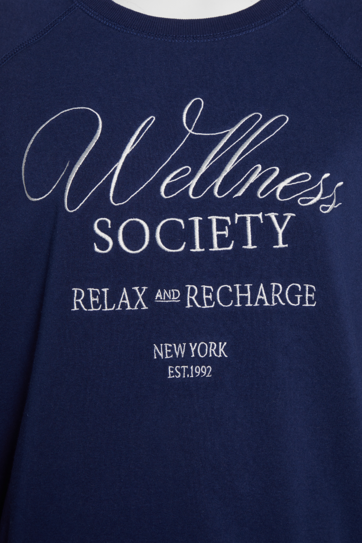 Wellness Society Keely Raglan Sweatshirt | Medieval Blue