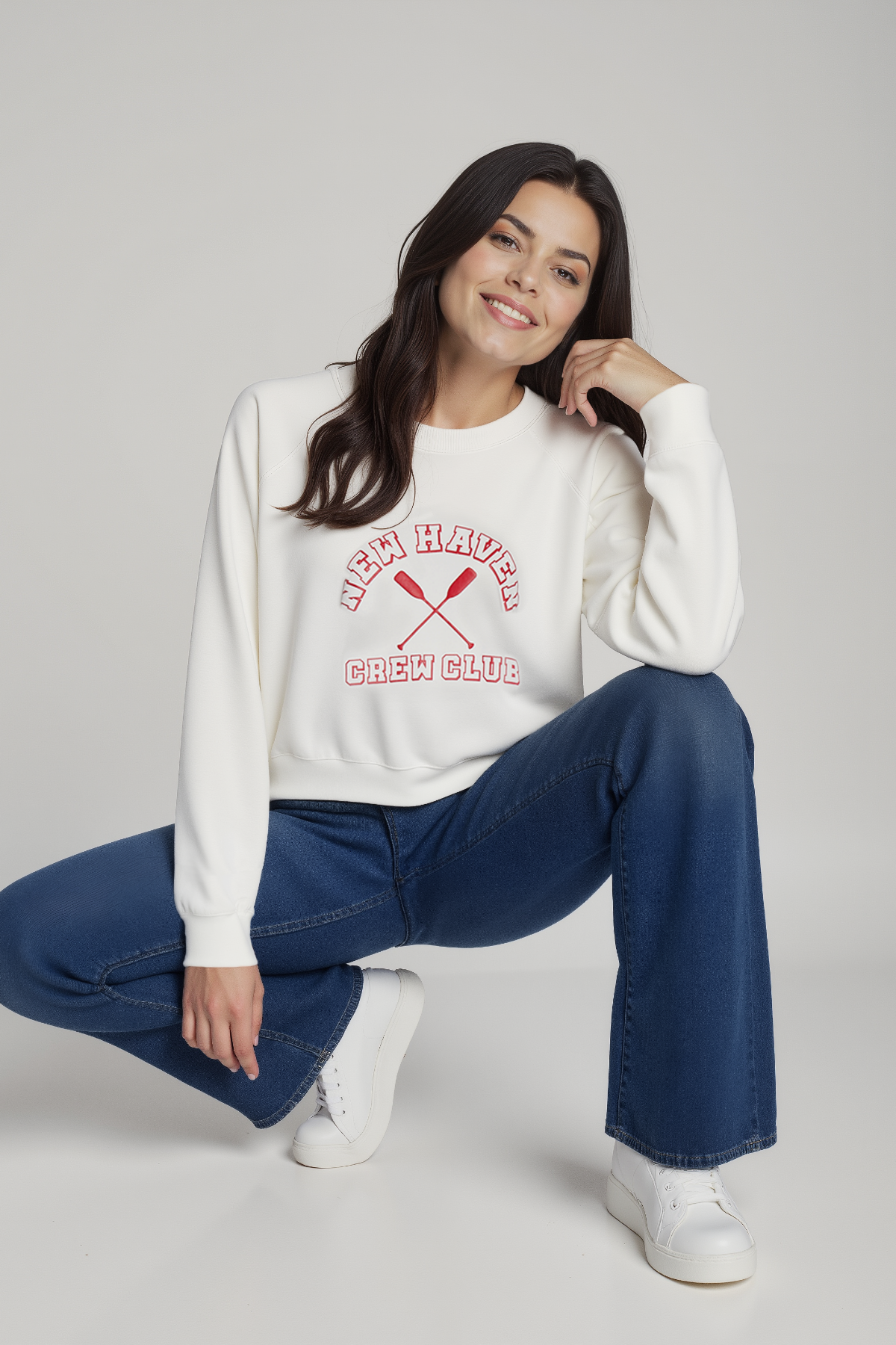 Crew Club Keely Raglan Sweatshirt | Snow White