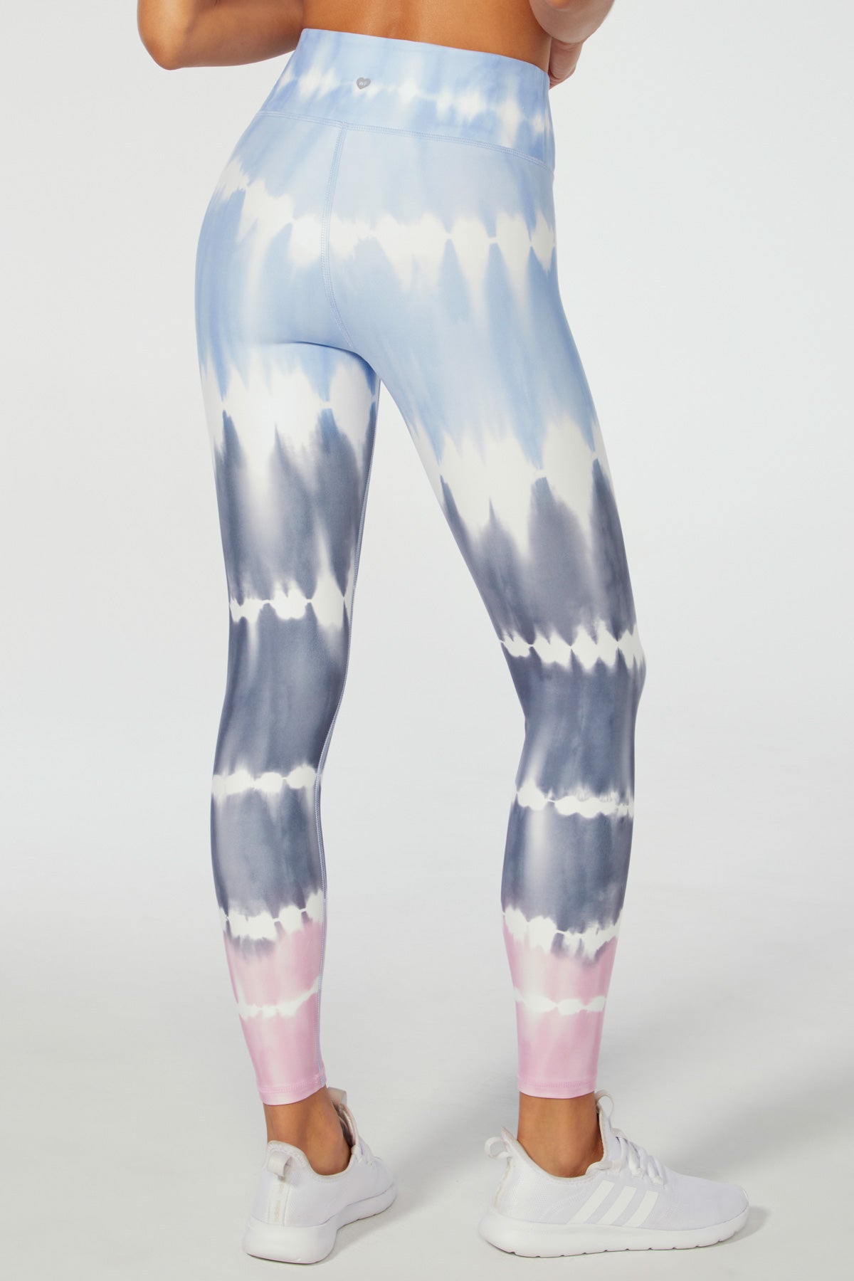 Cherrie Legging | Blue Pink Tie Dye Ombre Placement