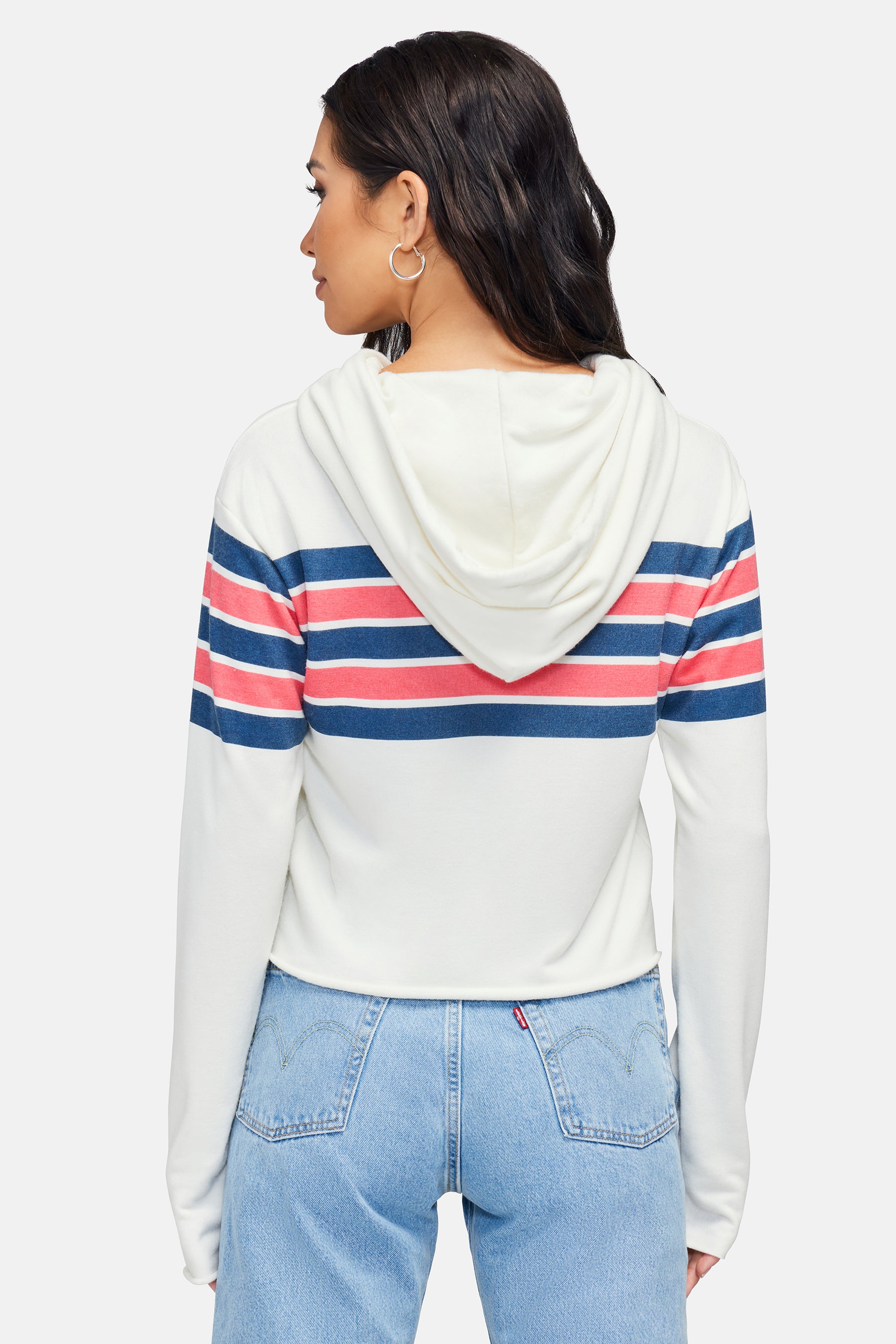 Nautical Stripes Ivy Hoodie | Vanilla – Wildfox Couture