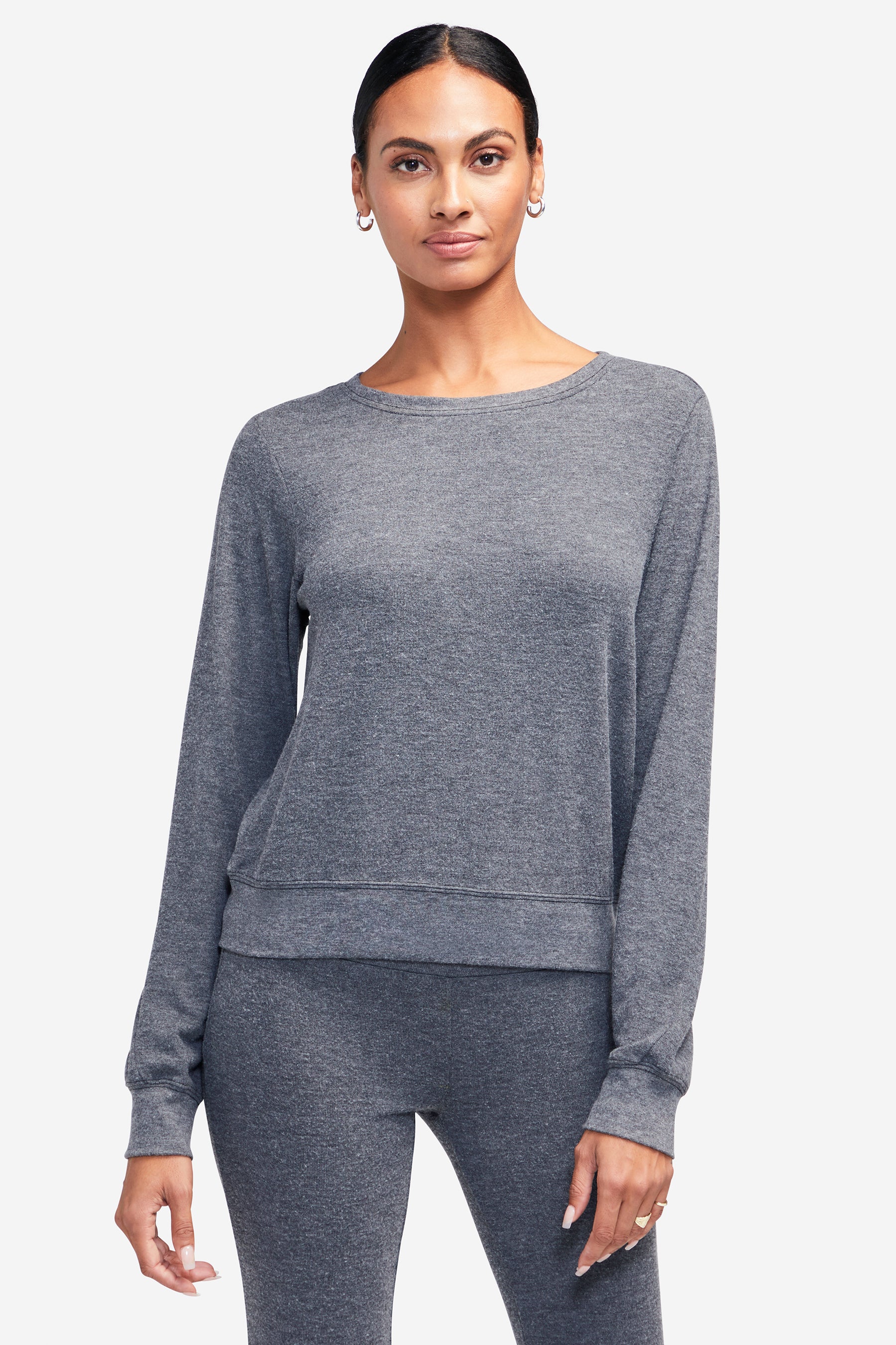 Women's Baggy Beach Jumper Sweatshirt in Clean Black – Wildfox Couture